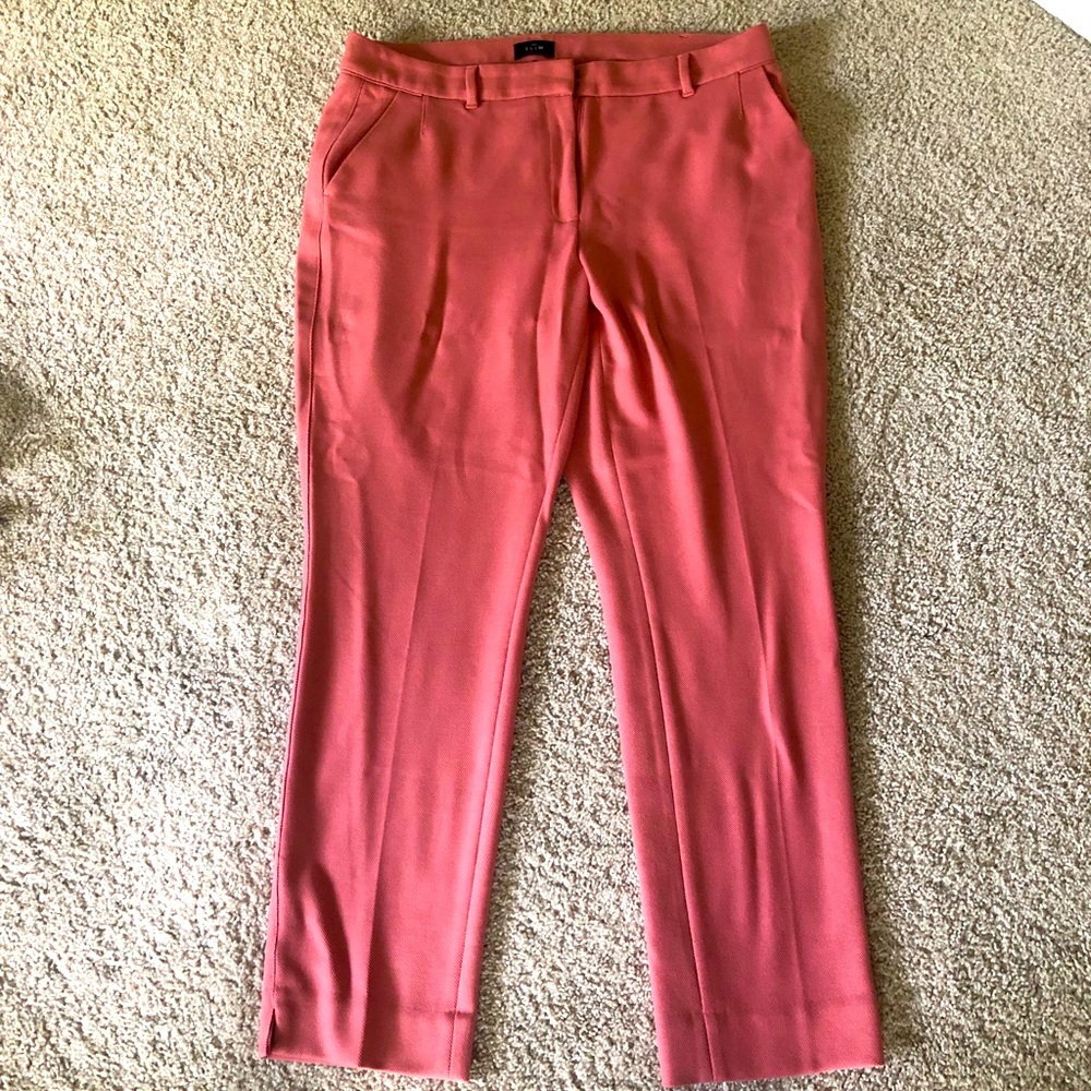 Slim suit pants in mauve